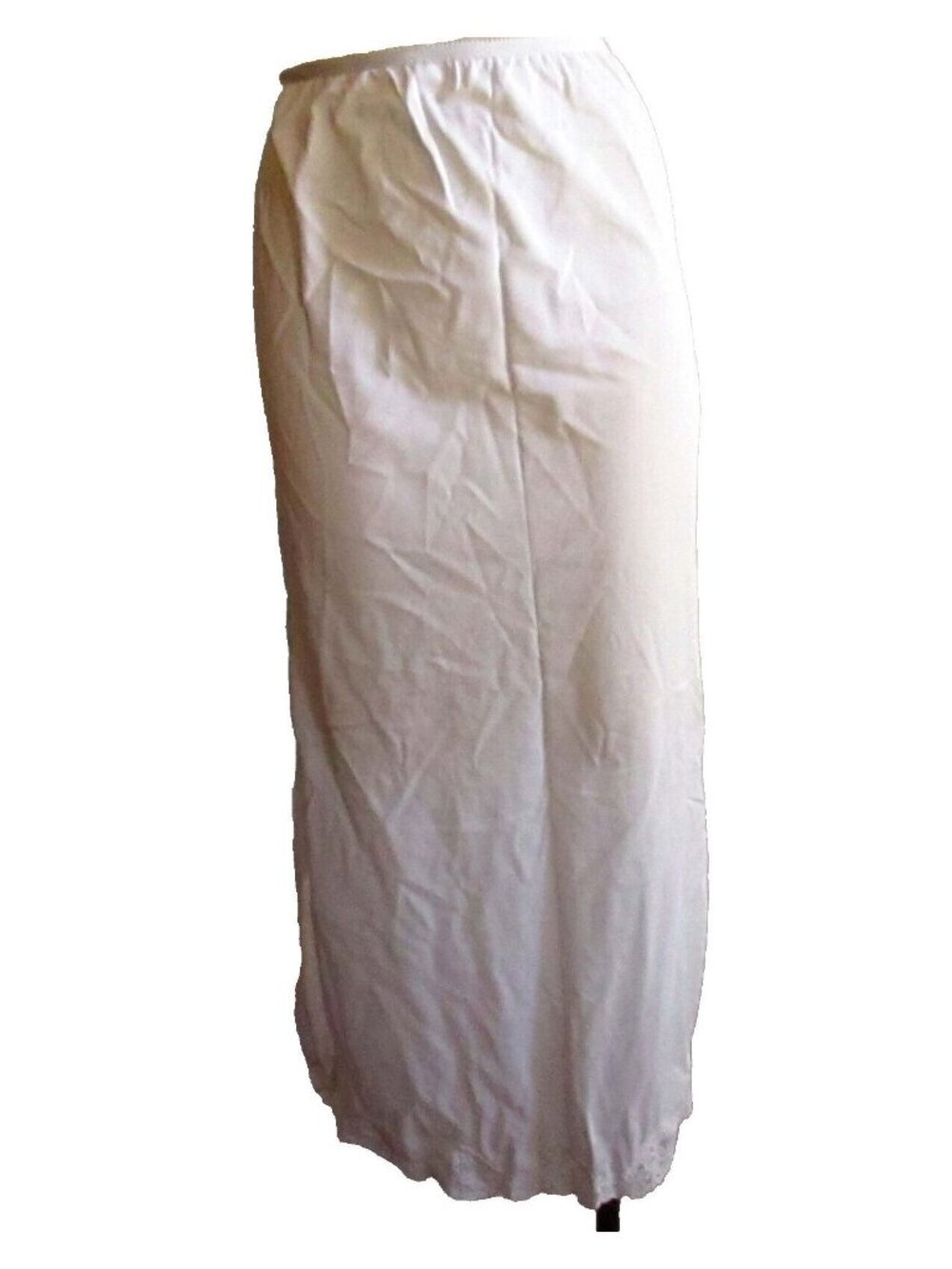 True Vintage Slip Small Philmaid Half Slip Long Nylon Lace Double Slits